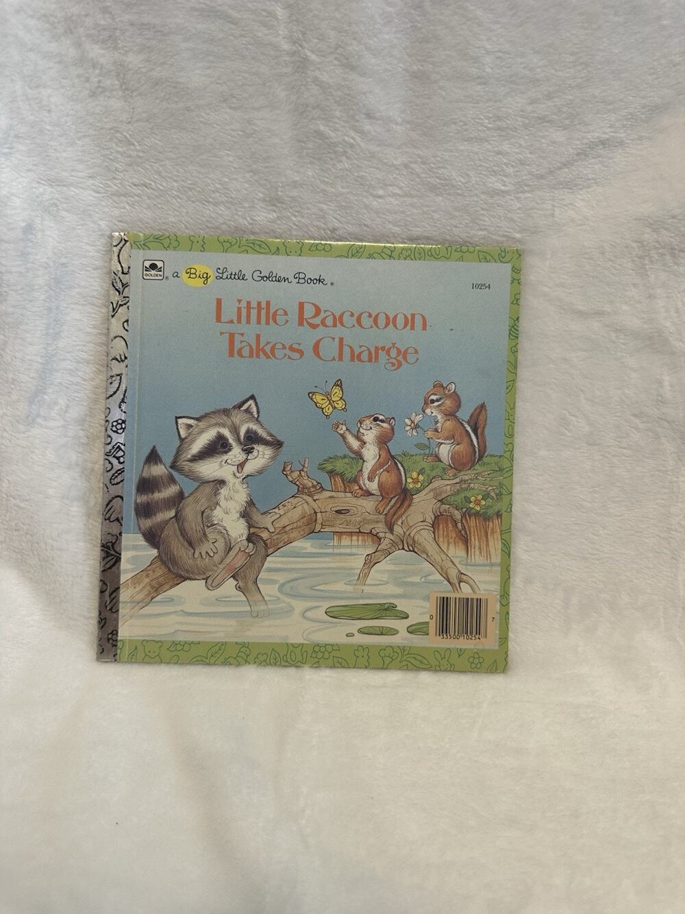 Vintage 1986 Golden Book Little Raccoon Takes Charge